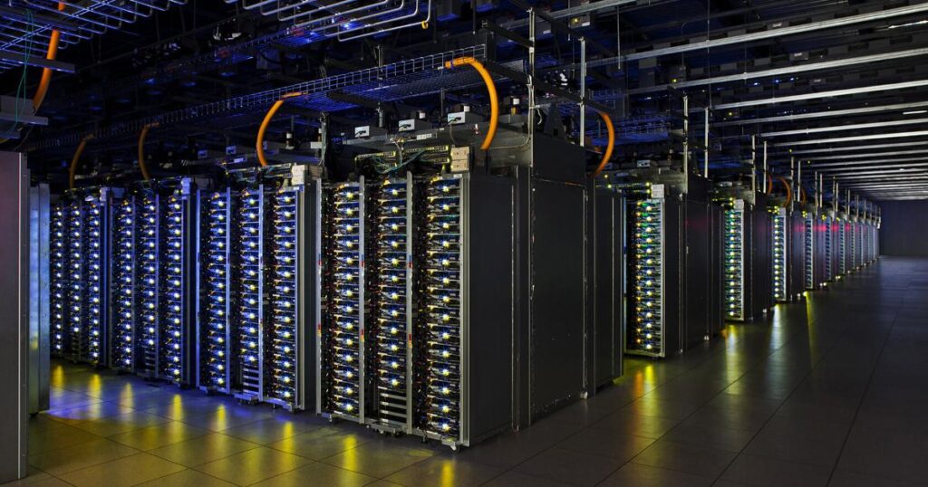 Networked servers representing the focus_keyword challenge in Git infrastructure scaling
